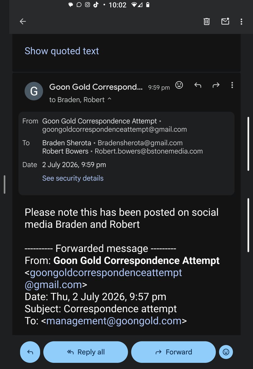 flowasthefake's tweet photo. We are frequently advised of #BradenSherota ripping individuals off.  @goongold_com continue to turn a blind eye.  https://t.co/OsOXcsJ9Aw launching VERY soon. See site in comments below in meantime.  #GoonGold #OnlyBrad @flowasthetao @bradenvibing contact@bradensherotafraud.com https://t.co/qAdn5kIT2f