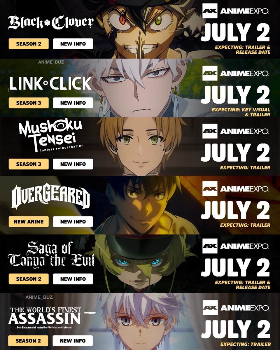 animeposts's tweet photo. ANIME EXPO DAY ONE IS HERE https://t.co/9tj6kEUAtB