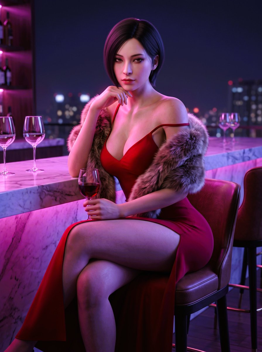 Cuote4mikewhere's tweet photo. "So... wanna join me for a drink, handsome?"

#AdaWong #ResidentEvilㅤ https://t.co/d7pPxNnLeD