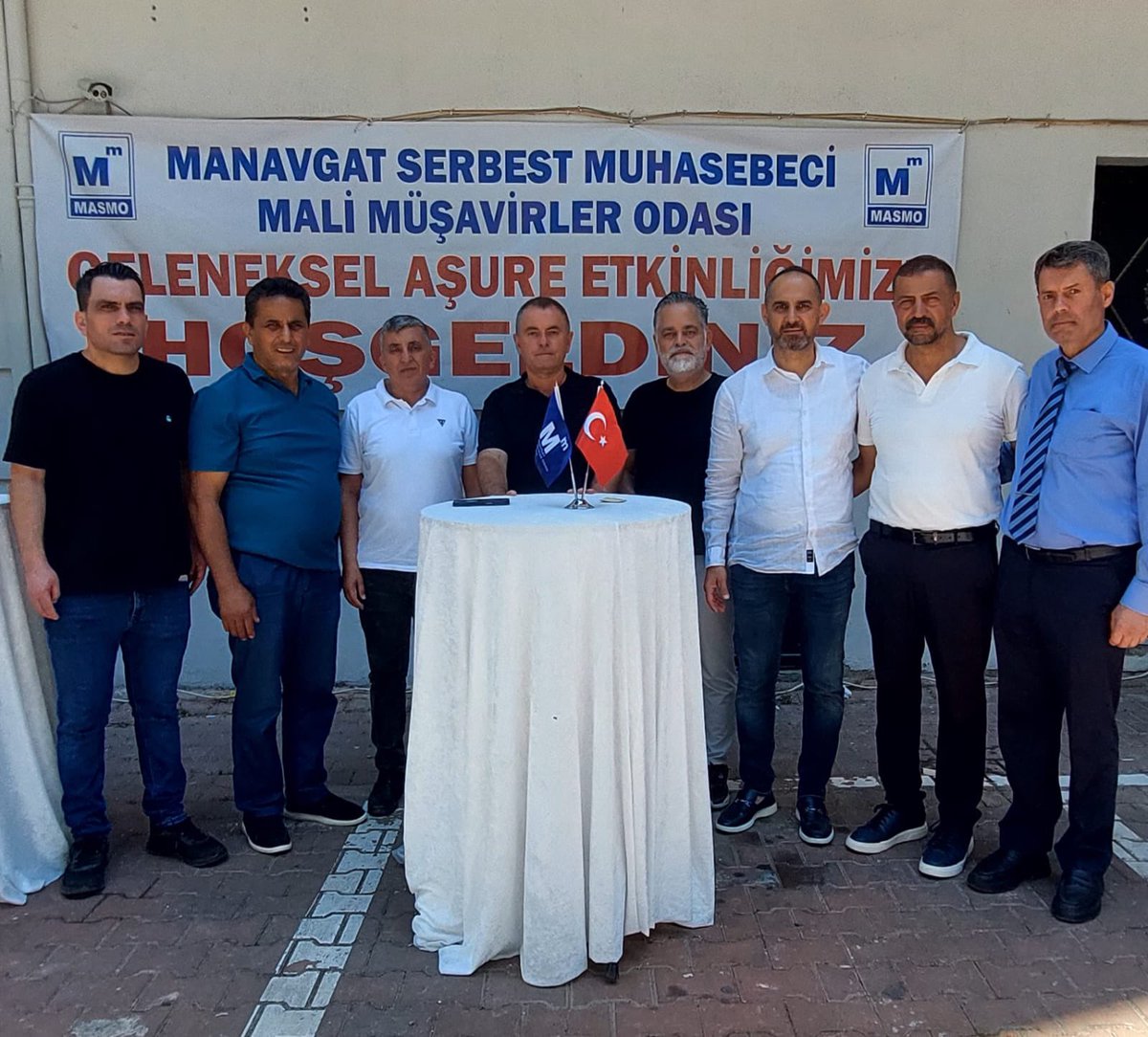 AkManavgat's tweet photo. Teşkilat olarak, Manavgat Serbest Muhasebeci Mali Müşavirler Odası (MASMO) tarafından düzenlenen Aşure Günü programına katıldık.

Nazik davetleri ve sıcak misafirperverlikleri için MASMO Yönetimine teşekkür ediyoruz. https://t.co/nMWi2Ozw1T