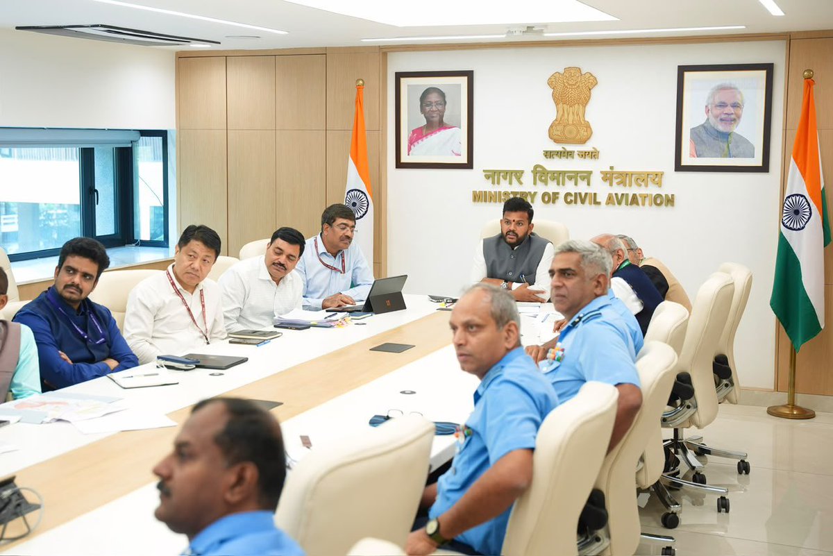 RamMNK's tweet photo. Under the decisive leadership of Hon'ble PM Sh. @narendramodi Ji, a Shashakt, Samarth & Surakshit Bharat is taking shape powered by sovereign capabilities.

Recently, foundation stone for the Advanced Medium Combat Aircraft Integration and Flight Testing Centre was laid in Puttaparthi by Hon'ble RM Sh. @rajnathsingh  Ji & Hon'ble CM Sh @ncbn Garu.

Further, Ministry of Civil Aviation & @AAI_Official is ensuring complete support for the prestigious fifth-generation fighter aircraft programme by facilitating seamless coordination for flight-testing needs and airspace requirements.

Proud of the Aeronautical Development Agency & Indian Airforce for strengthening country's strategic autonomy.

@MoCA_GoI