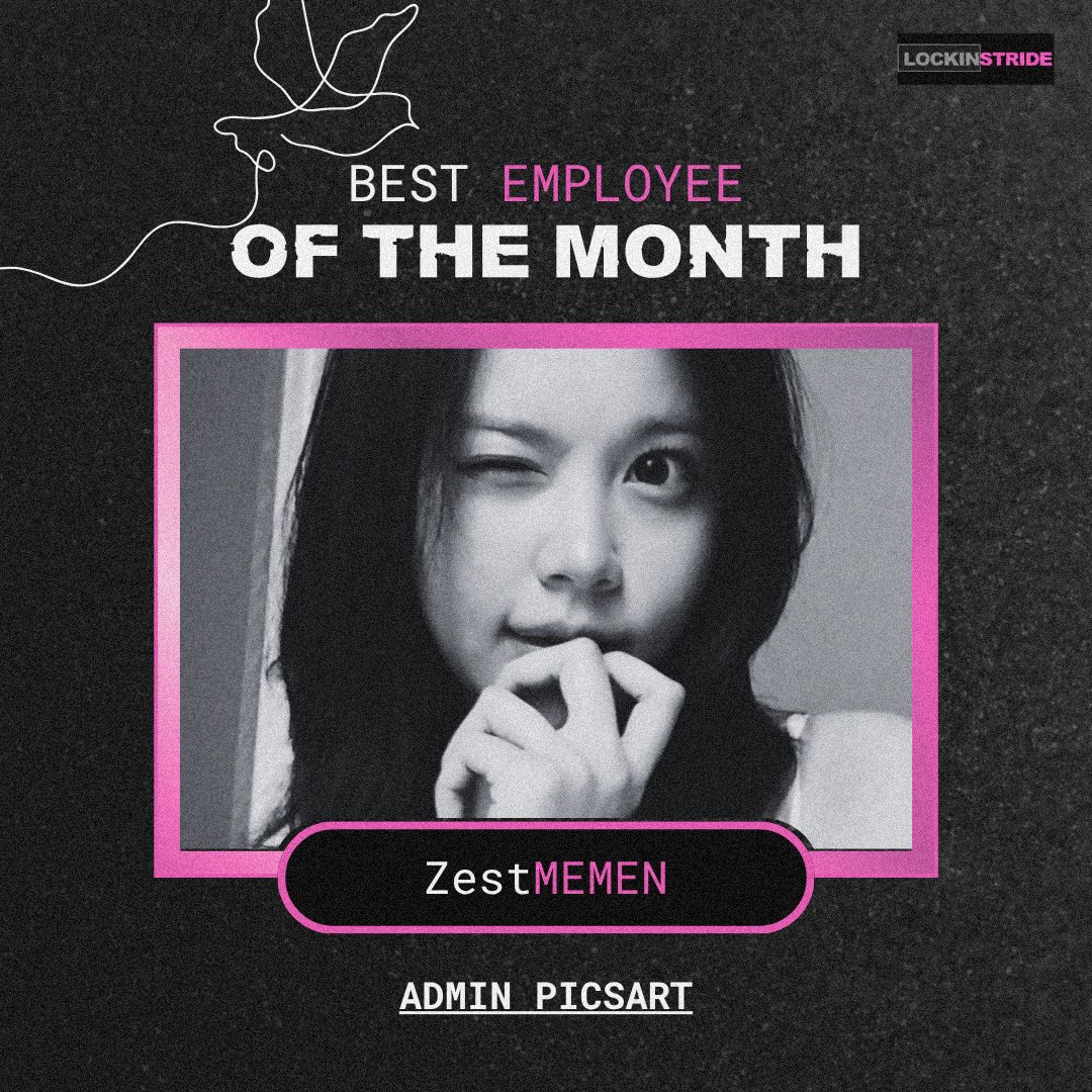 lockinstride's tweet photo. ♡̵% 𝗧𝗢𝗣 𝗘𝗠𝗣𝗟𝗢𝗬𝗘𝗘 𝗢𝗙 𝗧𝗛𝗘 𝗪𝗘𝗘𝗞.

☆ @ZestMOKA for her outstanding work of documenting everyone’s CPDP.

☆ @ZestMEMEN for her top-notch editing skills on PicsArt! 

We're nothing without your amazing creativity. Congratulations, guys! https://t.co/mrjBjTcLvr