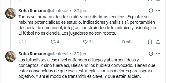 19_animals_77's tweet photo. @RPerengano pero ella lo señala desde el punto de vista de la comunicación del entrenador (supongo además que ella algo habrá estudiado de comunicación). Puede ser un genio en cuanto al conocimiento del fútbol, eso no lo descarta al menos en esos twitts, incluso dice algo más a continuación https://t.co/EYLAPLOWb0