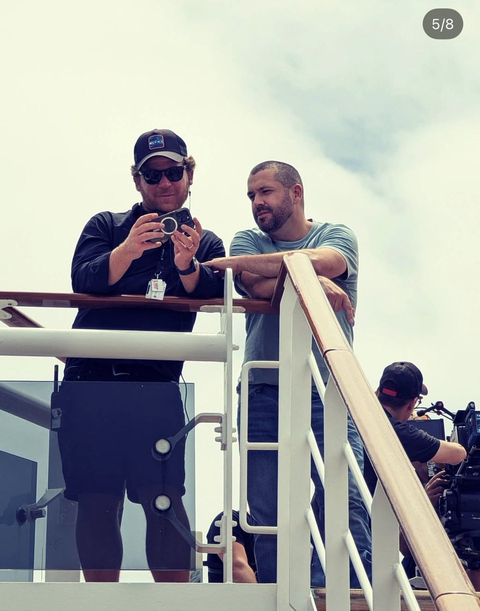 ShayneWardArmy's tweet photo. More behind the scenes of series 4 🎬🛳️ https://t.co/SsnYw6Yiim