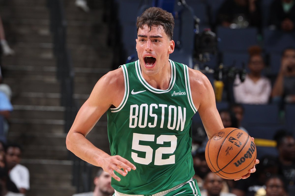 HouckssBurner's tweet photo. The Celtics are banking on Luka Garza making a Nikola Jokic-type leap, per @TheNBACentel 

“The Celtics trading [Jaylen] Brown is a bet that [Luka] Garza is their in-house version of Denver Nuggets star center Nikola Jokic, a diminutive player who didn’t fully show his talents until Jusuf Nurkić was out of the picture.” 

(Via @TheOnion )