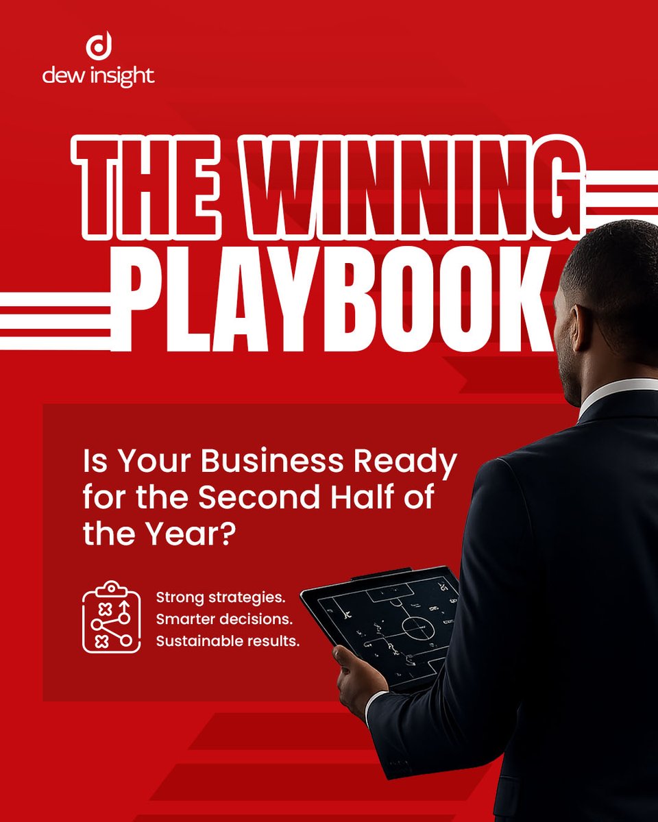 dewinsight_'s tweet photo. The second half of the year is your chance to reset and refocus.
Winning organisations don't leave success to chance. They plan, adapt, and execute with purpose.

📌Save this playbook as your mid-year business checklist.

#BusinessStrategy #DewInsight https://t.co/kXGh8TPrVF