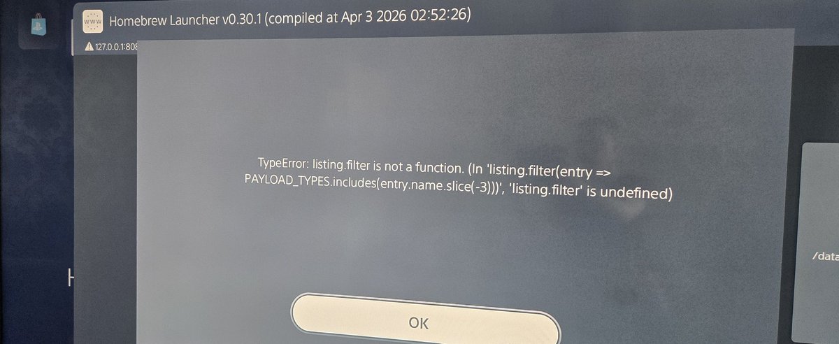 man_simulator's tweet photo. @MODDED_WARFARE Lee what is this error on playload loader as cant get it to boot into linux on FW 7.61. Can u do a video guide please as want to use bazzite linux offline via disc aio bluray guide please thank you https://t.co/TkV41J60bi