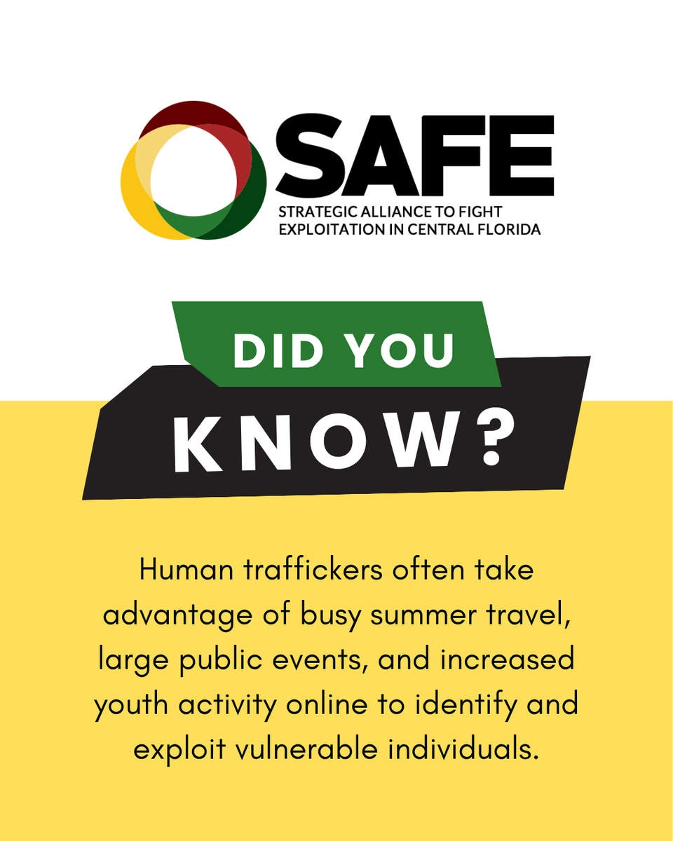 central_safe's tweet photo. Knowing the warning signs - and talking with young people about online safety - can make a real difference. Awareness is one of the best tools we have to prevent exploitation.
#didyouknow #humantraffickingawareness #internetsafety #protectkids #communityeducation #safecf https://t.co/aFKgUQ5VtP