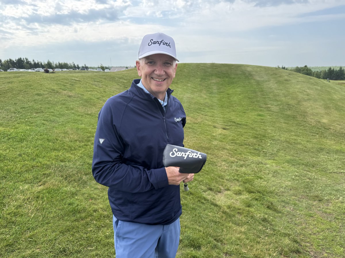 DougMaclean's tweet photo. Check out this new putter - maritime milled in NS and sinks lots of putts in PEI @sanfirthgolf @eaglesglenngolf https://t.co/cle3D97kXN