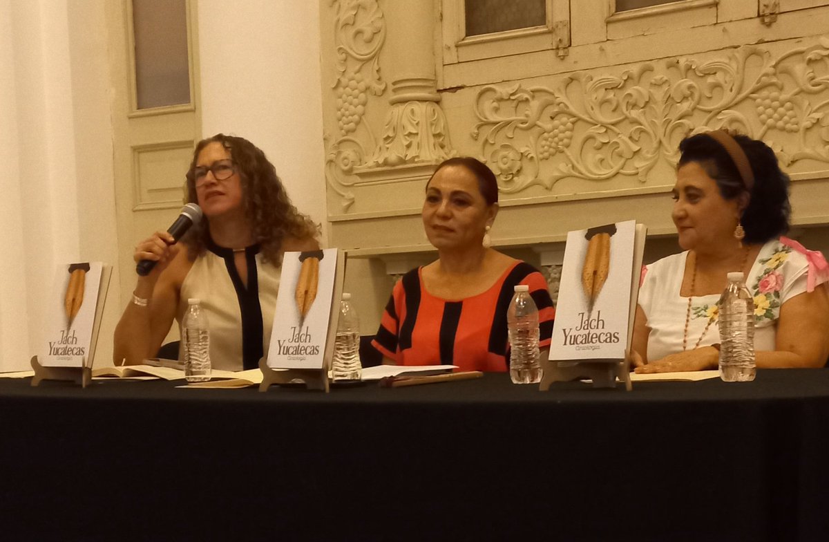YuumKalin's tweet photo. Fue una muy buena actividad la de anoche con la que JACH Yucatecas cerró el ciclo de lecturas de textos incluidos en su primera antología. 
Felicidades a las coordinadoras Georgina Rosado Rosado , María Elena González y Mar Gómez.

Me encantaron las excelentes lecturas. https://t.co/9h0K6l6977