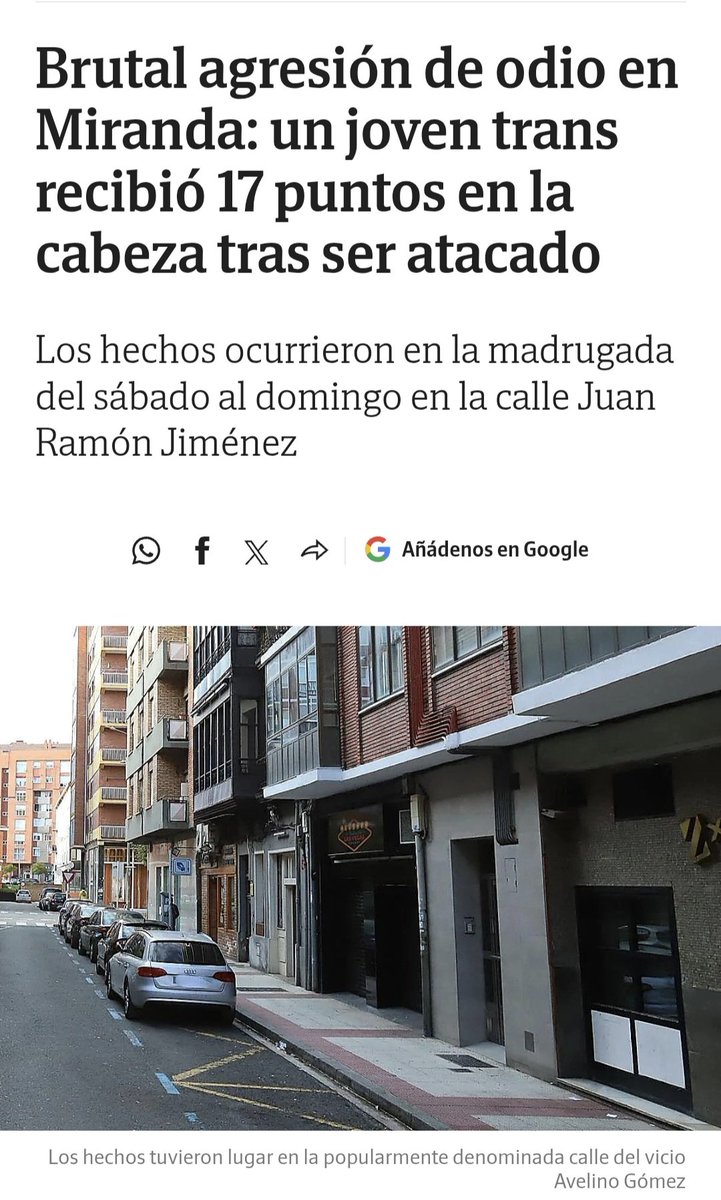 eduard261212's tweet photo. Lo de Miranda de Ebro es una agresión transfóbica. No es un caso aislado.

Cuando se señala a las personas trans, el odio acaba convirtiéndose en violencia.

Toda mi solidaridad con la víctima.

Frente a la transfobia, ni un paso atrás. 🏳️‍⚧️ https://t.co/KNBYAwk7fK