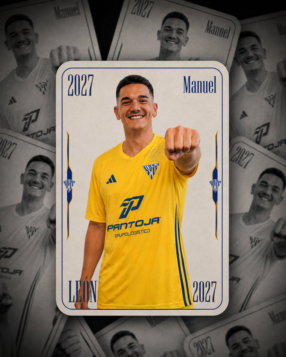 UD_Tomares's tweet photo. 🤩 𝐂𝐮𝐚𝐫𝐭𝐨 𝐜𝐫𝐨𝐦𝐨 𝐝𝐞𝐥 á𝐥𝐛𝐮𝐦. 🃏

💛 2027 Manuel León. 🦁

#50AñosDePasion https://t.co/t0reh7kVHv