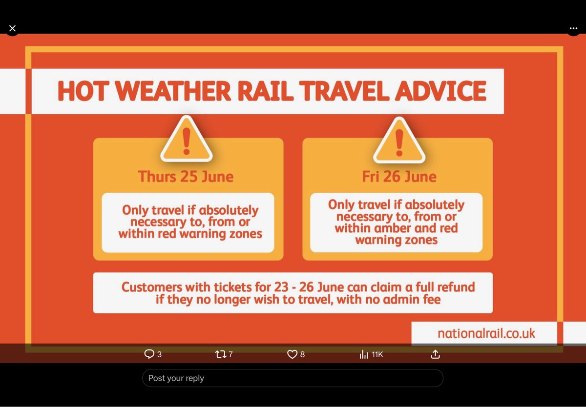 davidboris32's tweet photo. Hey @Se_Railway  you posted this during the heatwave,so we dutifully didn’t go to London as planned. You are now refusing a refund because the tickets were bought from @thetrainline and are referring us back to them. They are advising us it’s nothing to do with them! What to do? https://t.co/ZLfiurp9Kr