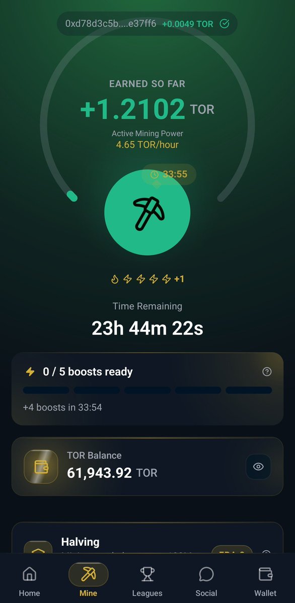 shaiksajidpasha's tweet photo. Join me on Torium Network Network and earn TOR coins! Use my code: TORIUM-EL3QOY
Download: https://t.co/fDZSk5Gzej
🧨2B Total Supply
🧨1B TOR allocated for Community Mining
🧨Mining rewards halve every 100M TOR mined.
🧨2nd Halving is very Soon
#ToriumNetwork #TOR #Layer1 https://t.co/h5GZLcqP64