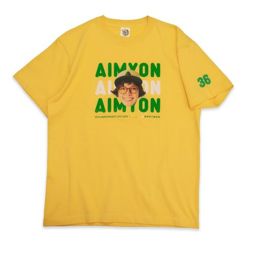eightcarat's tweet photo. 何わろてんねん Tシャツ
色どれにしようかなと思ってみてたら黄色しか選択肢なかった笑

身長１７５㎝あるいい大人が
KIDSサイズのアプリコットやグレーを着て周りの人に「何着てんねん」って言われるだろうから
「何わろてんねん」って言えばいいのかな？笑

#あいみょん10th #てんてんてん https://t.co/XwKV5pzAYx