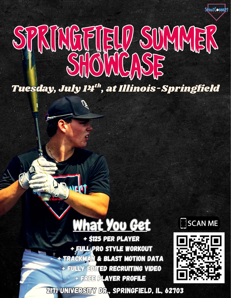 ScoutConnectBB's tweet photo. 𝐒𝐩𝐫𝐢𝐧𝐠𝐟𝐢𝐞𝐥𝐝 𝐒𝐮𝐦𝐦𝐞𝐫 𝐒𝐡𝐨𝐰𝐜𝐚𝐬𝐞 😎

Our final event of the summer is Tuesday, July 14th, at the University of Illinois-Springfield. 

Update your player profile &amp; boost your recruiting process - all info.👇

📝: https://t.co/m1BB06JjZh https://t.co/8yv6wWpsJl