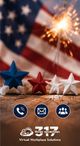 317virtual's tweet photo. Happy Independence Day!

Here's to the entrepreneurs and small businesses building something great every day. While you're celebrating, we've got your business covered with live phone answering, mail services, and more.

#FourthOfJuly #SmallBusiness #317VWS https://t.co/d3ypMl6cZ4