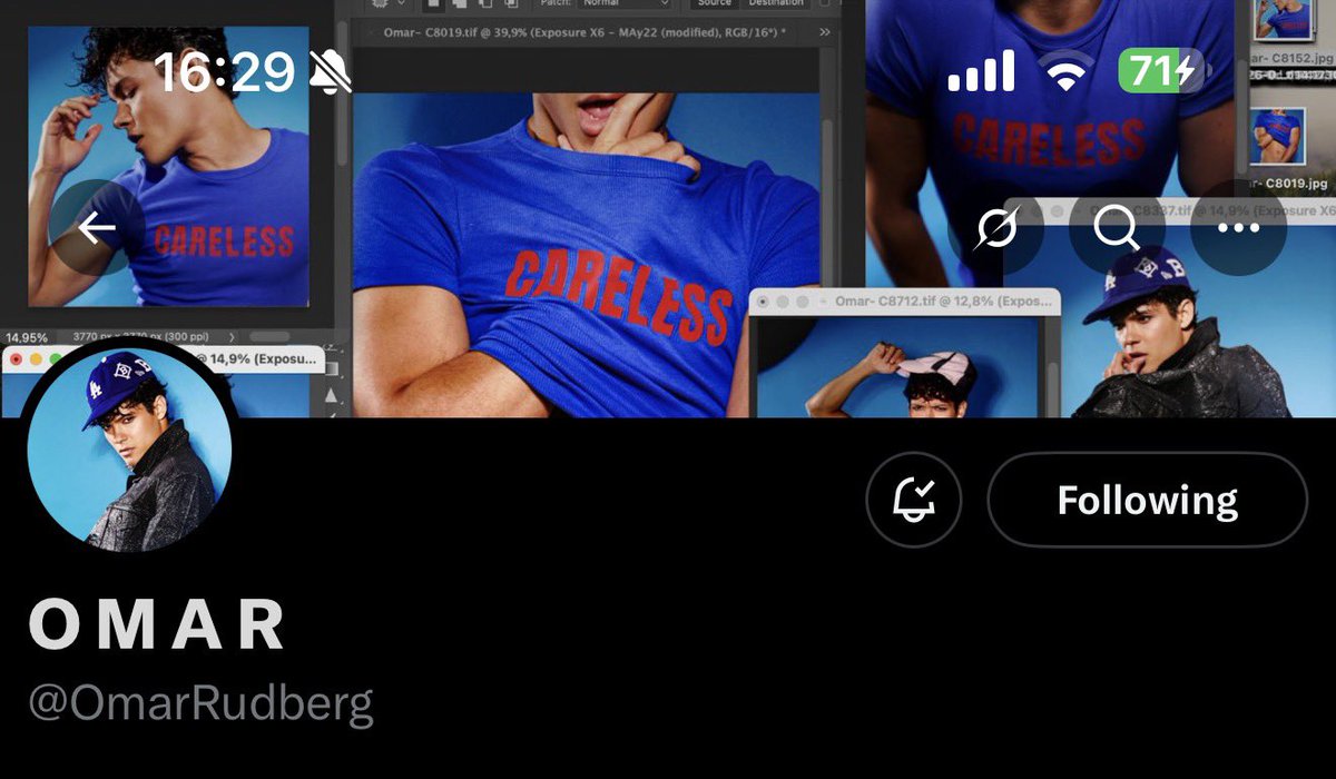 carelessxomar's tweet photo. HELLO @OmarRudberg NEW LAYOUT IS TEA https://t.co/AMfeP2aPtd