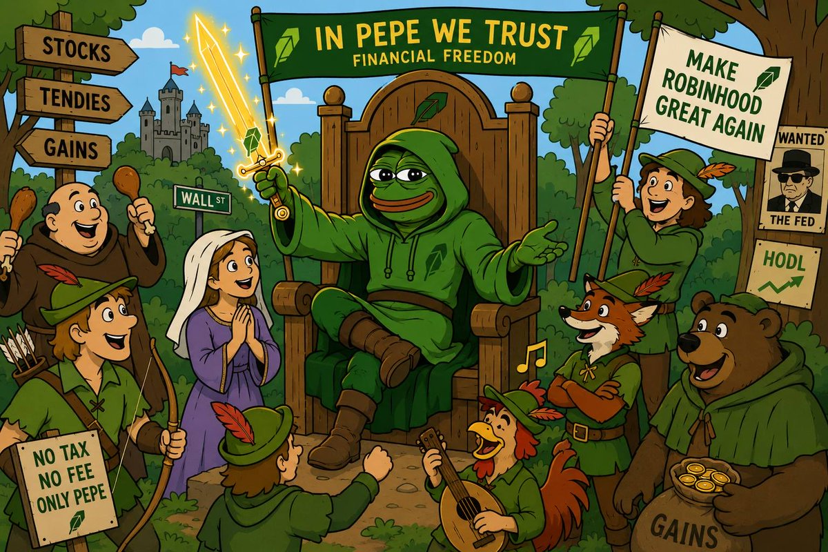 PepeRobinHood95's tweet photo. In $Pepe we trust 

Gpepe https://t.co/AB3fzUVzpp