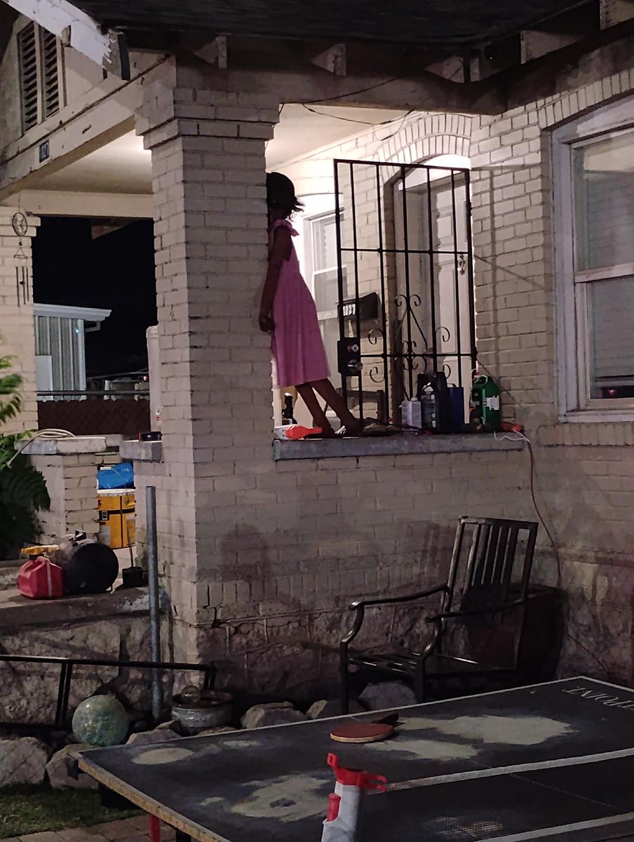 OurTownReno's tweet photo. "In what world to we find it okay to display a mannequin little girl on our front porch? This needs to be addressed..." Chase Meredith writes ... https://t.co/WJgkYJ6gYb