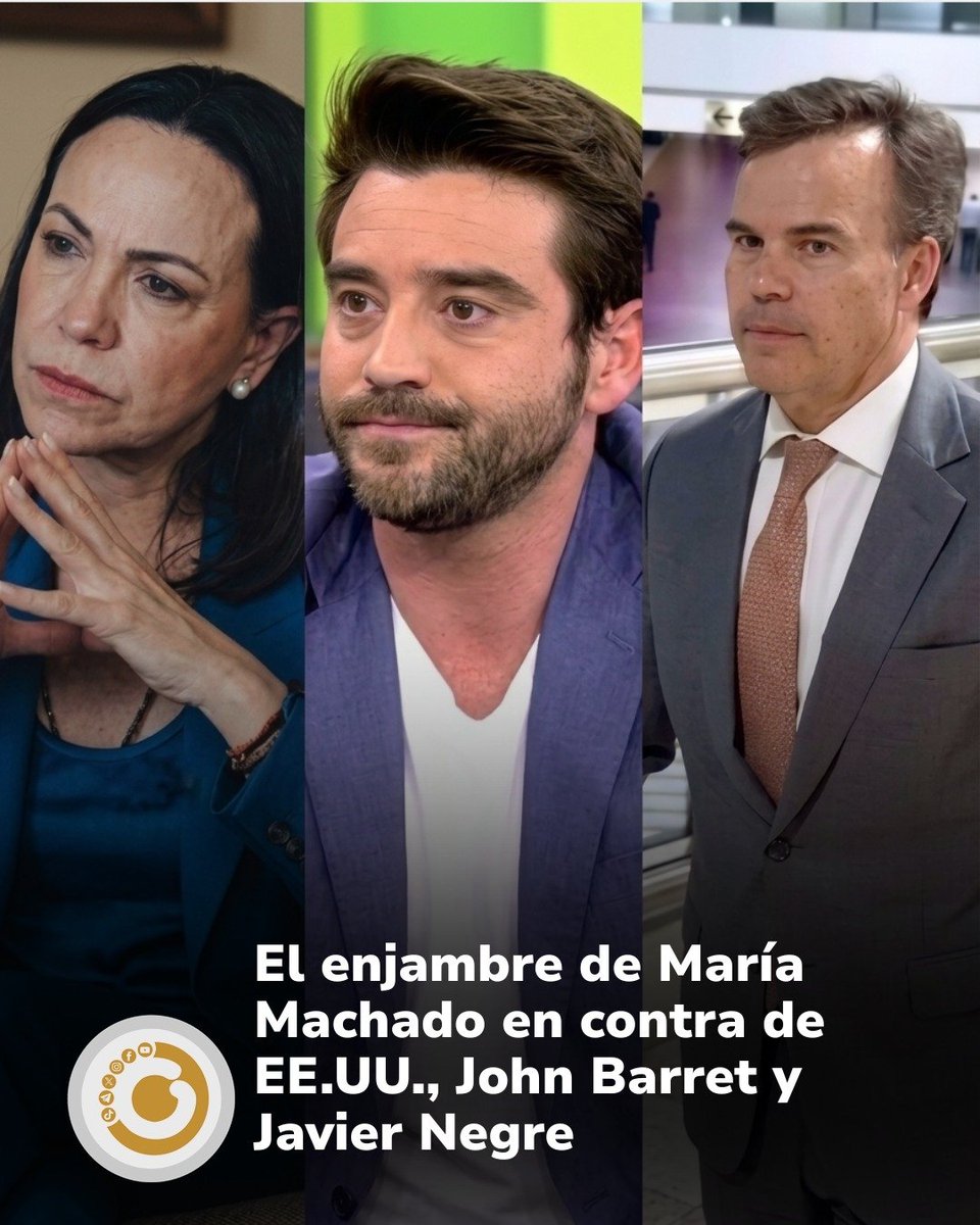 noeliaizarza's tweet photo. Una locura esta novela de Javier Negre. 

Este pana lleva una campaña por tres frentes: desacreditar a María Corina Machado, intentar elevar la imagen de Delcy Rodríguez y, ahora, terminar siendo citado por Globovisión, una de las principales herramientas mediáticas del chavismo, para amplificar toda esta narrativa.

Según la publicación de Globovisión, Javier Negre aseguró que un supuesto integrante de "El Enjambre", identificado como un grupo estratégico comunicacional vinculado a María Corina Machado, le habría advertido sobre una campaña de desprestigio en su contra y contra John Barrett. Negre sostiene que el grupo busca desacreditarlo con acusaciones de que el chavismo les paga por "lavarle la cara" al régimen, afirma que recopila las publicaciones para emprender acciones legales en Estados Unidos y asegura que "El Enjambre" está financiado para atacar a Estados Unidos, al gobierno de Donald Trump y a quienes respaldan esa línea política.

También afirma que dicho grupo estaría conformado por periodistas, influencers y seguidores de María Corina Machado que actuarían de forma coordinada para atacar a quienes discrepan de ellos y promover la idea de que Venezuela está al borde de un estallido social.

Más allá de la veracidad o no de estas acusaciones, resulta llamativo que Globovisión haya decidido dar amplia difusión a esta narrativa, dirigida contra María Corina Machado, mientras coincide con un discurso que también termina favoreciendo la imagen de Delcy Rodríguez.
