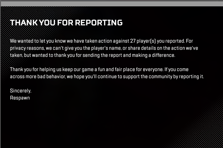 Tunes_TMz's tweet photo. Just doing gods work 🫡 @PlayApex 
(I Report everyone) https://t.co/QyTPtPm3xB