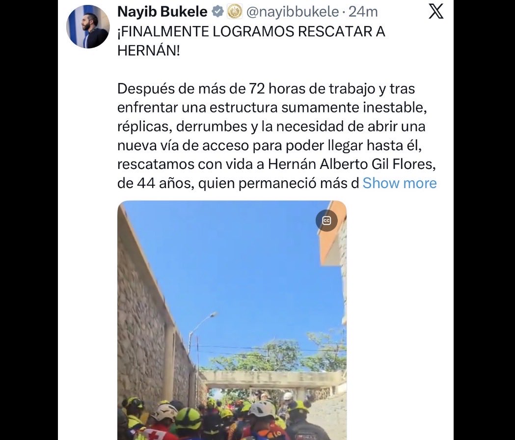 c0lombiaderecha's tweet photo. Bukele rescatando            El drogadicto viajando
Atrapados por el                 Y tomándose fotos
Terremoto                             Con el Papa https://t.co/DHULoeezLw