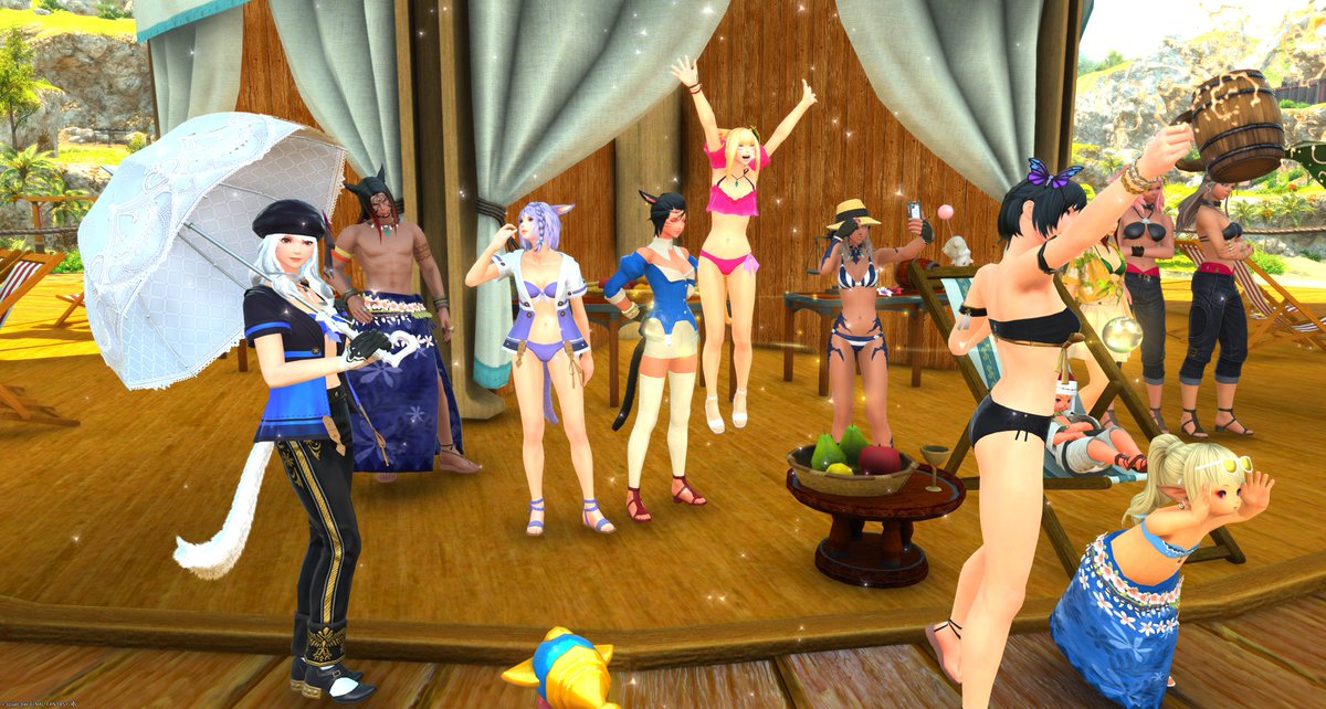 GeneIfrit's tweet photo. 7月5日はみんな大好き #ビキニの日 !!
今年もビキニ👙で集まりますっ💕
特になにする訳でもないんですけど、22時頃に #ifrit #イフ鯖 のコスタ🌴に集まってSS撮ったり泳いだり、エオで夏を満喫しましょー!!🍷🌺✨
詳しく?はこちら
https://t.co/gc7Xp7S3jD
タグはこちらっ🍻w🎶
#FF14bikiniday2026 https://t.co/fNPPF3L9JR
