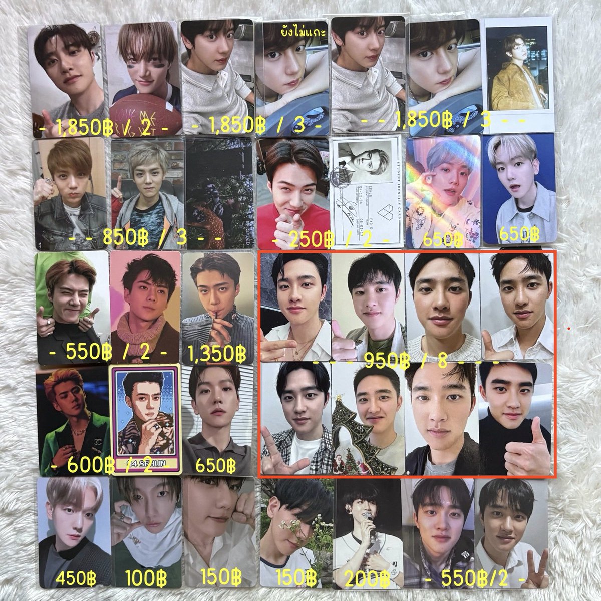 imaeny_ds's tweet photo. ౨ พร้อมส่ง wts 양도 ৎ

♡ exo ลู่หาน แบคฮยอน ชานยอล คยองซู ไค เซฮุน luhan baekhyun chanyeol kyungsoo kai sehun 루한 백현 찬열 경수 카이 세훈 엑소 포카 pc

📦 eco 35฿ / ems 50฿ (พื้นที่พิเศษ +20฿)
#ตลาดนัดEXO #ตลาดนัดเอ็กโซ https://t.co/9cv53D8g4r