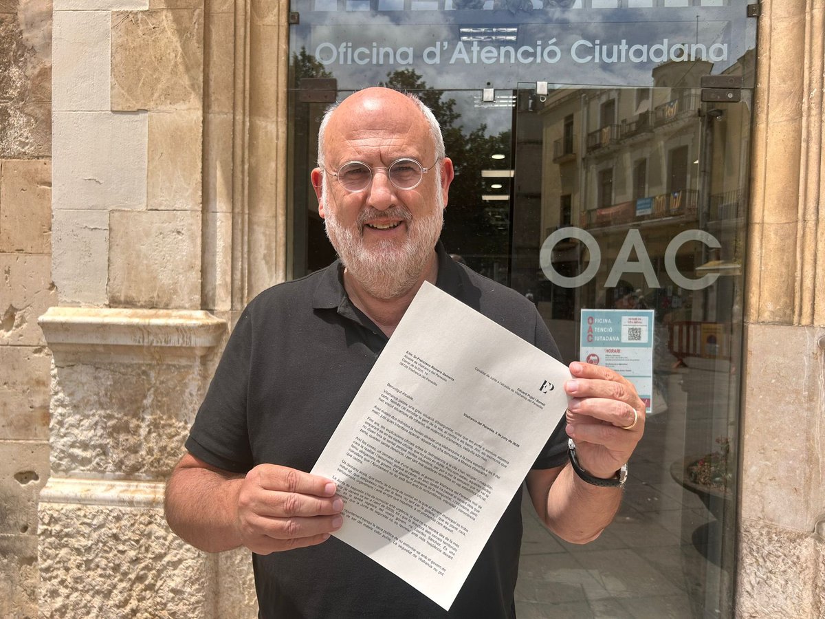 PujolBonell's tweet photo. 👉Avui, finalment, s’ha reunit la Junta de Seguretat de #Vilafranca. 👨‍✈️ Ho celebro. Però també és evident que l’@VilafrancaAj només es mou quan se’l pressiona.

✒️ El 5 de juny vaig registrar una carta adreçada a l’alcalde @FRomeroGamarra. Encara avui no n’he rebut cap resposta.
Hi demanava tres coses:
1️⃣ Convocar la Junta de Seguretat, que no es reunia des del 28 d’abril de 2025.
2️⃣ Reconèixer que Vilafranca també va enrere en seguretat i oferir la mà per treballar conjuntament.
3️⃣ Mantenir una reunió per abordar aquesta situació.
Avui la Junta s’ha reunit fins a les 15 h. Però l’alcalde continua sense acceptar la meva proposta de reunió.
Una llàstima.

🚨 La bona notícia és que queda demostrat que una oposició exigent i responsable dona resultats. La dolenta és que tenim un govern que només reacciona quan se l’empeny, incapaç de liderar davant el principal problema que avui preocupa molts vilafranquins: la inseguretat.