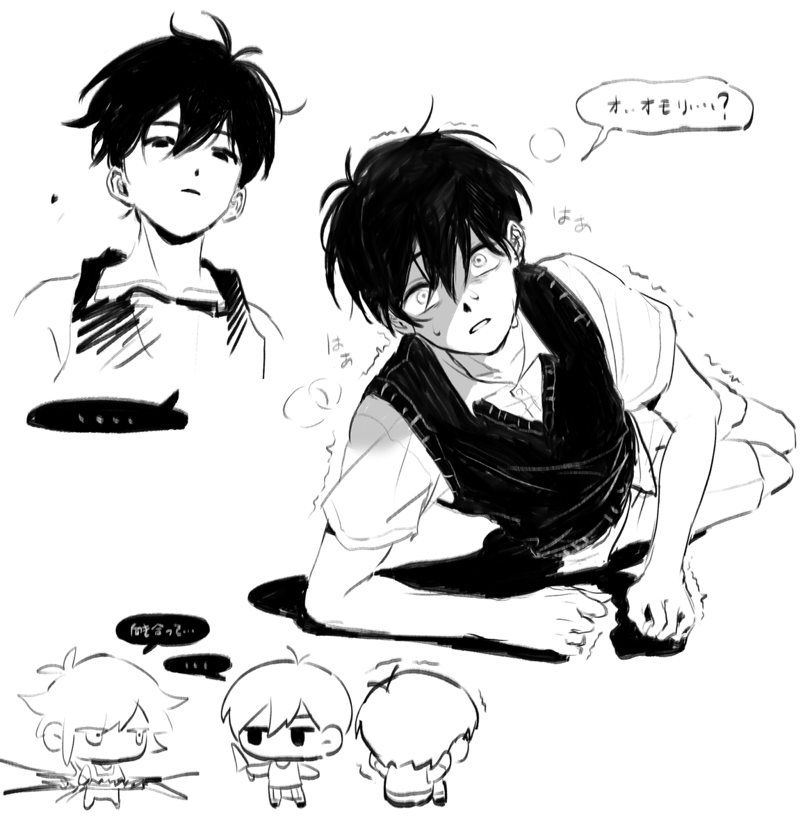 Jooee4124's tweet photo. #오모리_트친소
#OMORI好きさんと繋がりたい
#OMORI絵描きさんと繋がりたい
입덕한지 두달 좀 넘은 뉴비입니다🥹 옴썬 좋아해요
흔적 주시면 무멘팔로 찾아갑니다!　

最近ハマった新参です！🔪☀️好きです
全反応巡回、気になる方無言フォローでお迎えさせていただきます🥹
よろしくお願いします！ https://t.co/R6f4x1331C