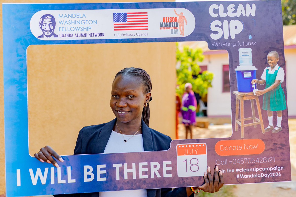 ijokua's tweet photo. Excited to be part of the #CleanSIPCampaign. See you there as we champion clean water, dignity, and sustainable impact. #MandelaDay2026 https://t.co/gUgnGRh20c