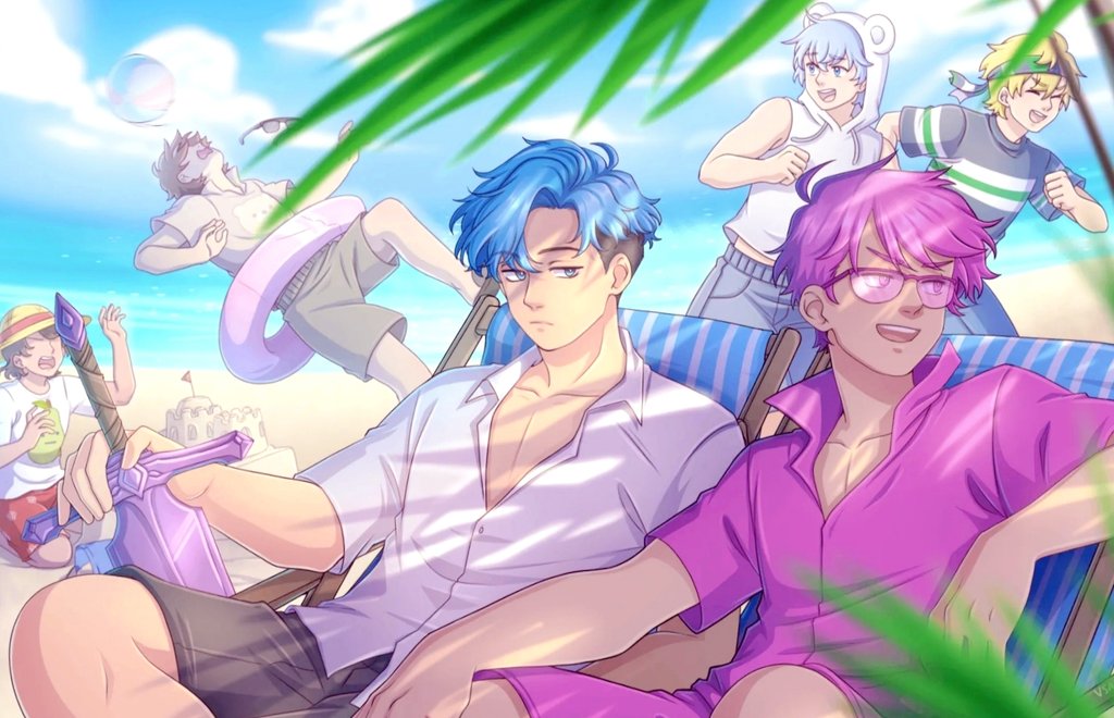 VSasha90's tweet photo. I love this team!!

#moneysmp #airokunfanart #infamousjjfanart #evbofanart #infumefanart #zakariousfanart #royalpearfanart https://t.co/DT2MdKFQZU