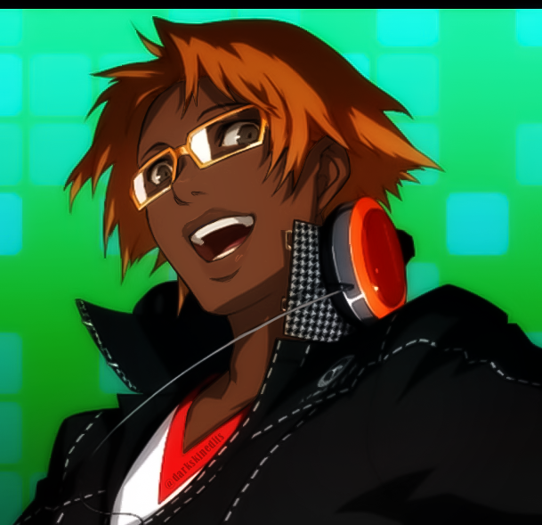 darkskinedits's tweet photo. Persona 4 Revival is coming so here's a reshare of Yosuke with Dark Skin https://t.co/QKxBaIrZ74