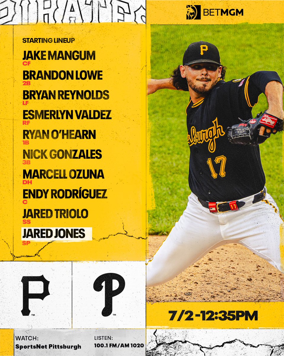 Pirates's tweet photo. 88/162.
📺: @SNPittsburgh
📻: @KDKARadio https://t.co/EaCOvJZakf