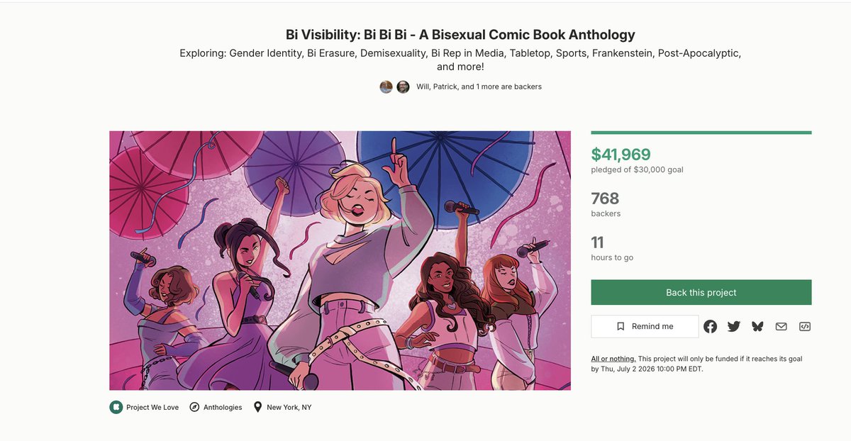 ComicUno's tweet photo. It's the last day to support Bi Visibility: Bi Bi Bi - A Bisexual Comic Book Anthology!

Help us reach 45K to give bonuses to the creators:

https://t.co/WDP96LiNHi

@alinawdraws @RafiDeSousa @filthygrrls https://t.co/H4KneSCKeA