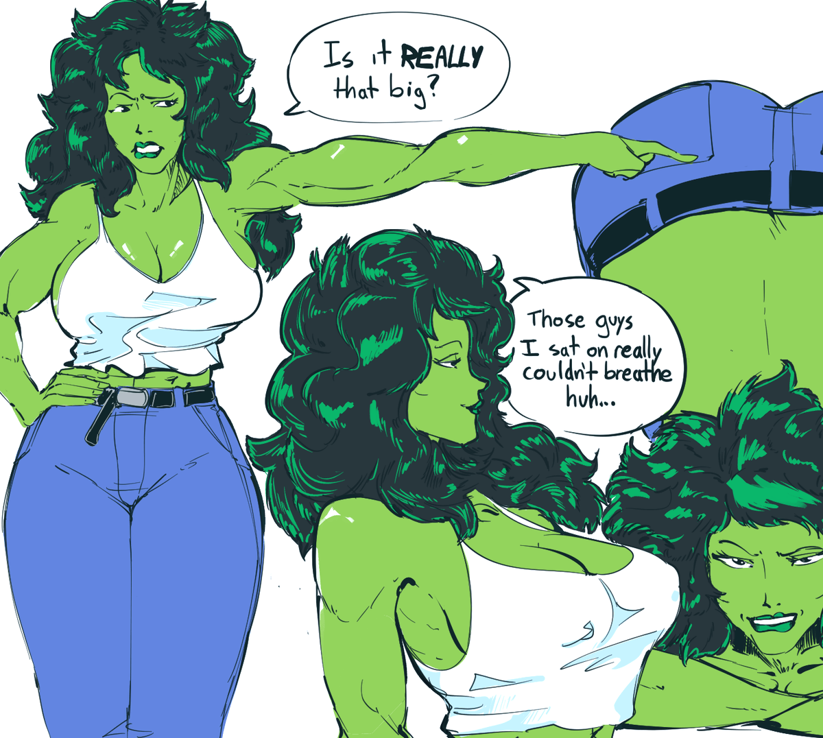 ImMisterPlow's tweet photo. Some She-Hulks https://t.co/W6sDZUUPz0