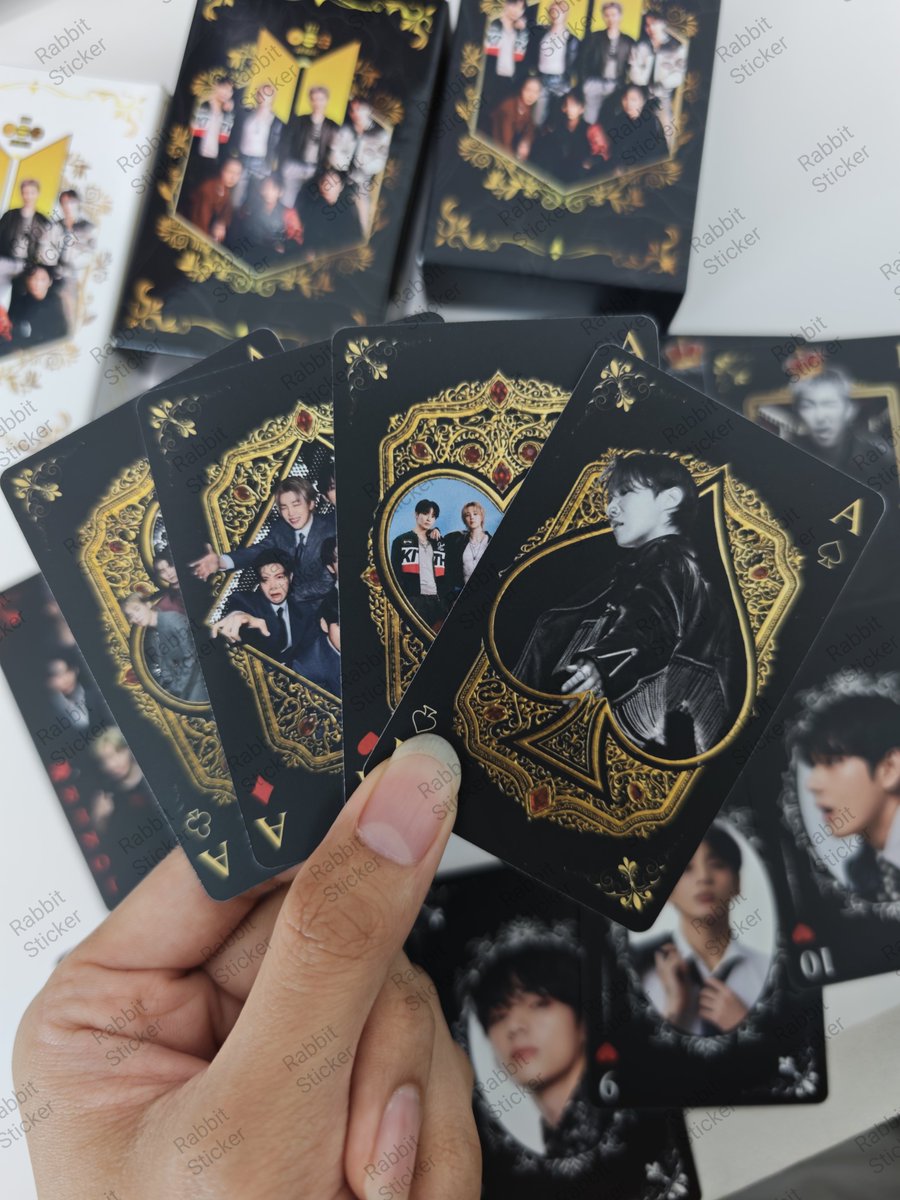 RBSticker's tweet photo. รับผลิต การ์ดไพ่พร้อมกล่อง🃏♥️ ดีเทลสวยจึ้ง

📩 สอบถามเพิ่มเติม/สั่งซื้อ 💚: @rabbitsticker  🎁🐰

♥️งานพิมพ์อื่นๆสนใจสอบถามได้ค่ะ (โรงพิมพ์ไทย) ✨

#BTS #ARIRANGINBANGKOK #รับทำของแจกหน้าคอน https://t.co/R5KW2ugoiX
