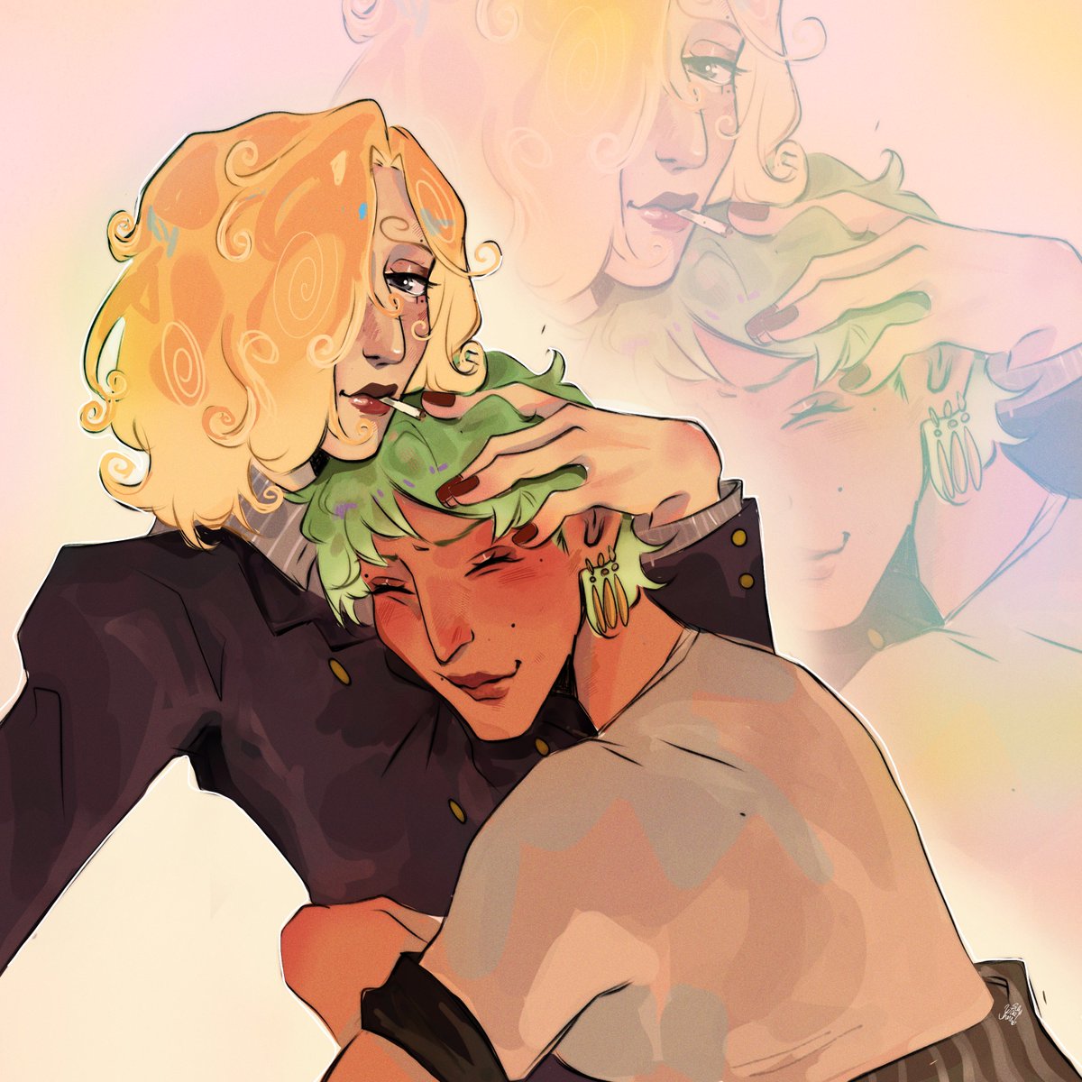 skhmlesart's tweet photo. my only crime is being obsessed with drawing yuri zosan https://t.co/FOHm3ybdKq