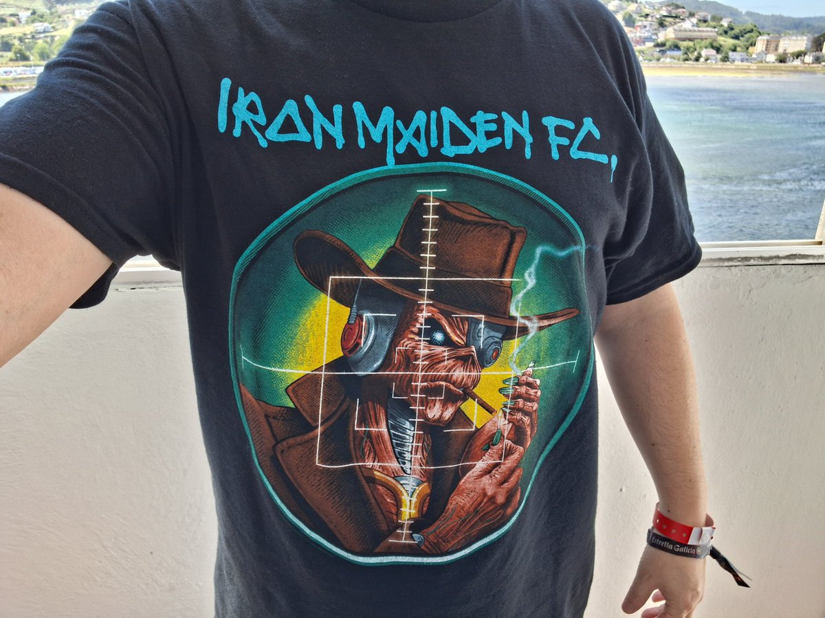 DavidGTato's tweet photo. #Metalshirt #IronMaiden #StrangerSeries #TargetEddie #IronMaidenFC #WhereNobodyIsAStranger #Akirant #wEDnesday #Uptheirons https://t.co/bHYyr6T9Pl