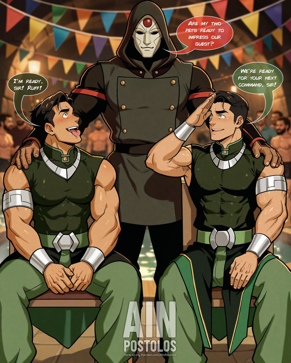 AinPostolo's tweet photo. Wei &amp; Wing are ready to show Amon their pride
Full set on P  #AvatarLegendOfKorra #Avatar #AvatarTheLastAirbender #atla #ATLA https://t.co/DBkHwTcU02