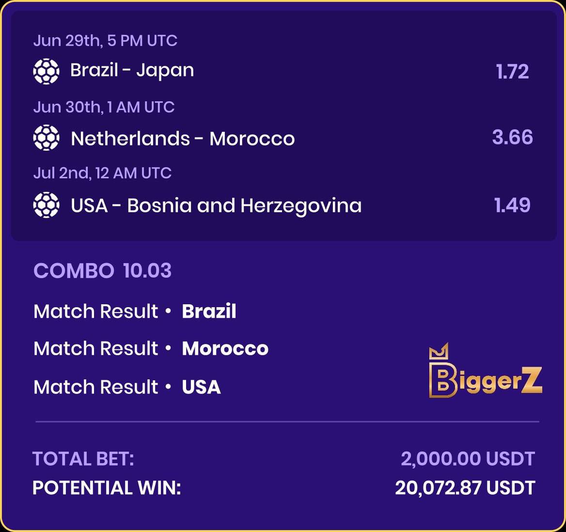 CyberneticsRich's tweet photo. Going for a 10x parlay on the World Cup 2026. If Morocco pulls off the upset against the Dutch, this ticket is looking nice
Found it on https://t.co/2VVJeovbuE fast https://t.co/K2PySLQPbN