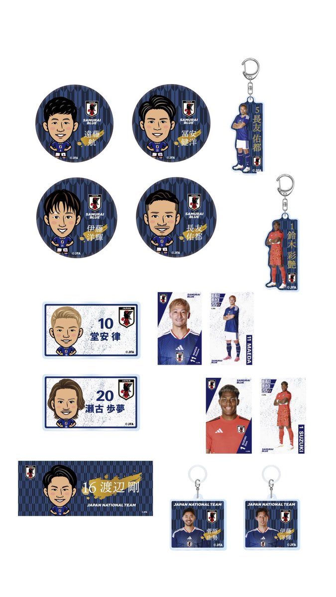 ti_o__'s tweet photo. モバガチャ サッカー日本代表 
カプセル  2026  交換 第1弾 第2弾

【譲】
鈴木彩艶、前田、堂安、冨安
瀬古、小川、伊藤、長友、遠藤
菅原、鎌田、渡辺

【求】
☆買取(定価➕配送料)
もしくは 小川 小川航基 なんでも

#サムライブルー https://t.co/idao4z5hvg