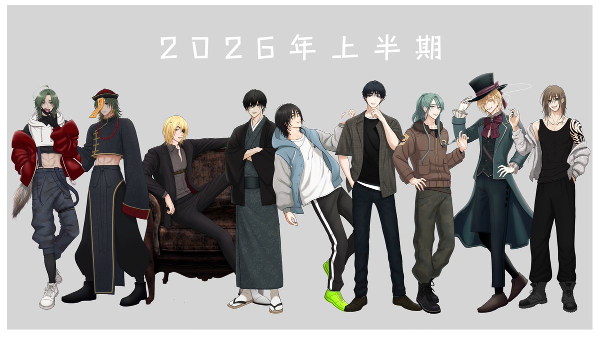 salida_TRPG's tweet photo. 今年の上半期立ち絵～　少ないね https://t.co/QKlcRPl6OT