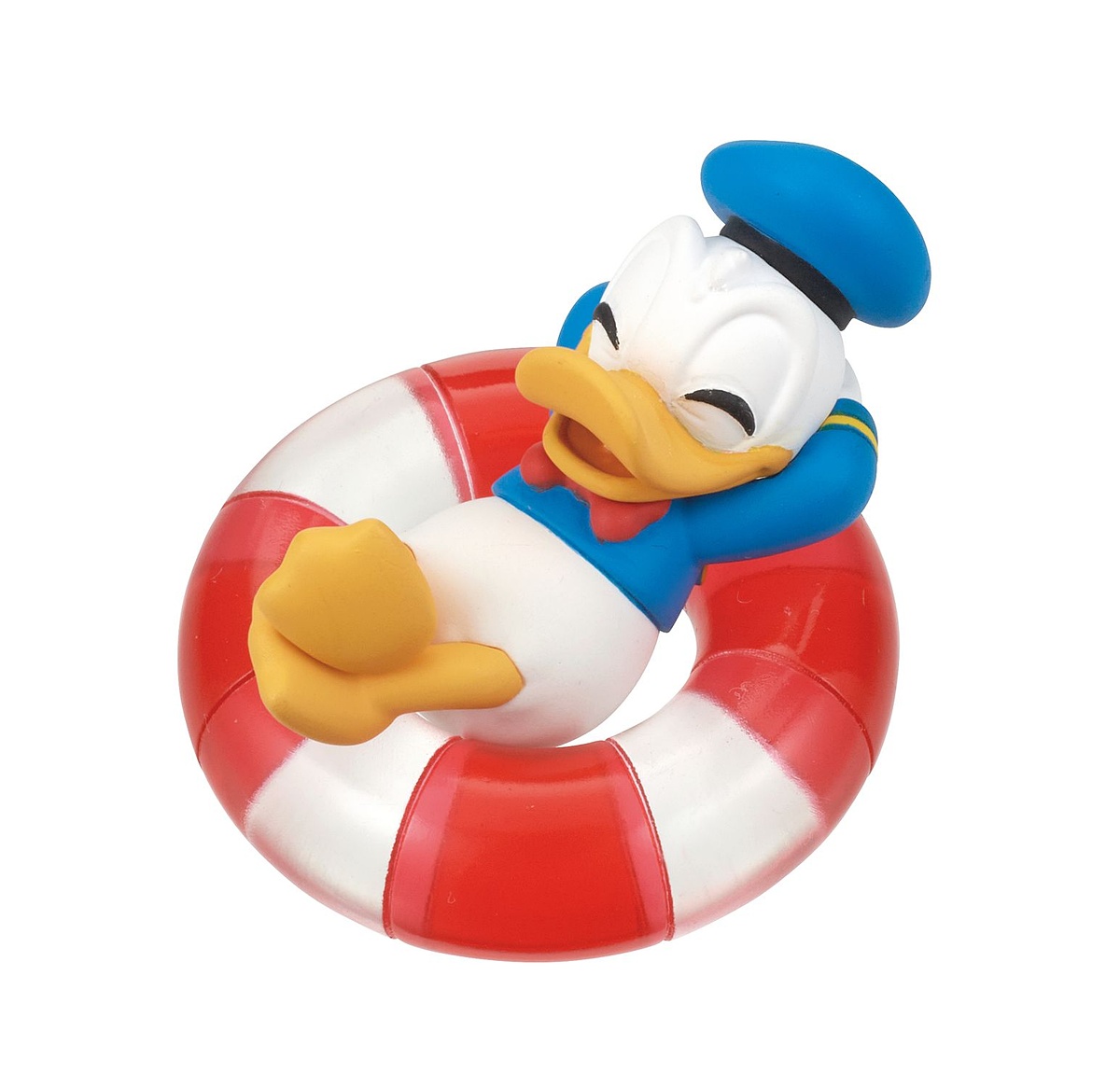 pom pom　ドナルドダック ビーチスタイル フィギュア　浮き輪付き ガチャ「ディズニーキャラクター ぷかぷかフロートタイム」が登場。夏