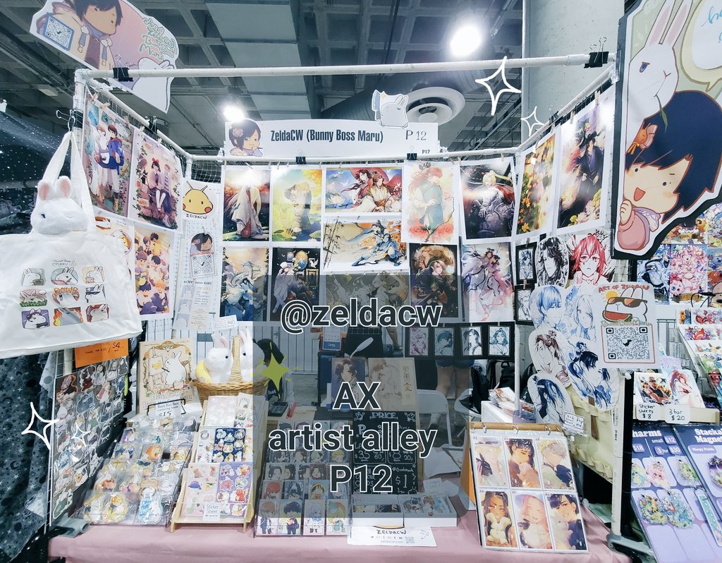 Day 1 🎉 #AX2026 artist alley I forgot to grab all the Xuanyu