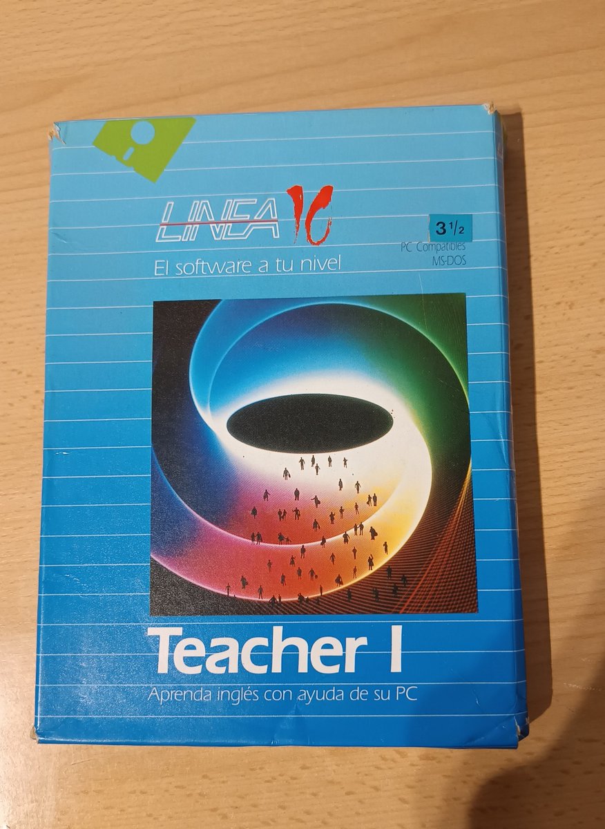 david_erosa's tweet photo. Parece un buen momento para revisitar lo bonito que era el software cuando lo comprábamos en caja...

Teacher I, para MSDOS. Una forma bastante primitiva de estudiar inglés. https://t.co/AtZRa4VKsm
