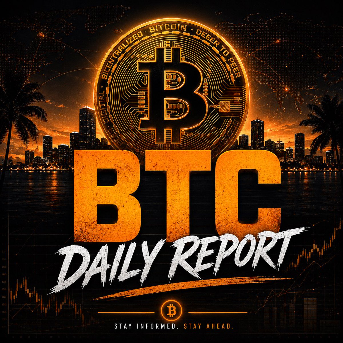 AAStack's tweet photo. 🟠 Daily Bitcoin Report July 2, 2026

📊 PRICE ACTION
Open: $59,961 | High: $62,147 | Low: $59,520
Current: ~$61,367 | Change: +2.35% (candle still open)

Bitcoin holding gains after today's twin catalysts. Two sessions of higher lows and higher closes off the $57,717 floor.

📈 TECHNICAL READ
Trend Exhaustion: 44.82 the sharpest recovery off the lows this entire correction
Lower BB: $57,677 | SMA: $62,349 | Upper BB: $67,022
Price is pressing the SMA from below a close above $62,349 tonight changes the technical picture
Base case range for July per analysts: $56,000–$62,000 with first real resistance at $63,800

🔍 ON-CHAIN / FLOWS
→Long-term holders resumed accumulation across multiple wallet cohorts per Glassnode, with accumulation strengthening as a signal of growing conviction despite continued institutional caution
→ Funding rates positive for 3 consecutive days first time since early May
→ Metaplanet added 2,823 BTC, bringing its treasury to 43,000 BTC corporate buyers still adding at these levels
→ ETF outflows on July 1: $222.6M still negative, but well below last week's pace

📰 TODAY’S NEWS
Two things Bitcoin needed to hear hit on the same morning:

1/ Warsh told the ECB forum in Sintra that inflation risks have come down his first notably softer comment since the hawkish June dot plot triggered weeks of ETF outflows. Dollar slid, Treasuries wavered.

2/ The Labor Department reported nonfarm payrolls increased by only 57,000 in June while the unemployment rate stood at 4.2%. Wall Street had expected 110,000. Bitcoin held $61,300 immediately following the report, up about 4% over the prior 24 hours.

A weak labor market gives the Fed cover to ease. A softer Warsh signals they may take it.

⚖️ WHERE WE STAND
For the bullish prediction to play out, Bitcoin needs the mid-July inflation report to come in cooler, ETF money to start flowing back in, or Warsh to keep up the softer tone he showed this week. 

Next catalyst: July CPI (mid-July) + FOMC July 28–29 

Stay Informed 🟠