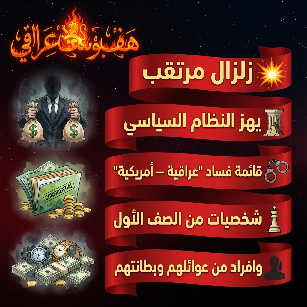 iraqhuffpost's tweet photo. مصادر خاصة: أسماء بارزة في قائمة مكافحة الفساد المرتقبة بتوجيه من الخزانة الأمريكية

هف بوست عراقي (hpi)(الحقيقة بلا فلتر 🔥):

💎 المنصة: https://t.co/Hbn5JkmoH6 https://t.co/d6meCWaxgd