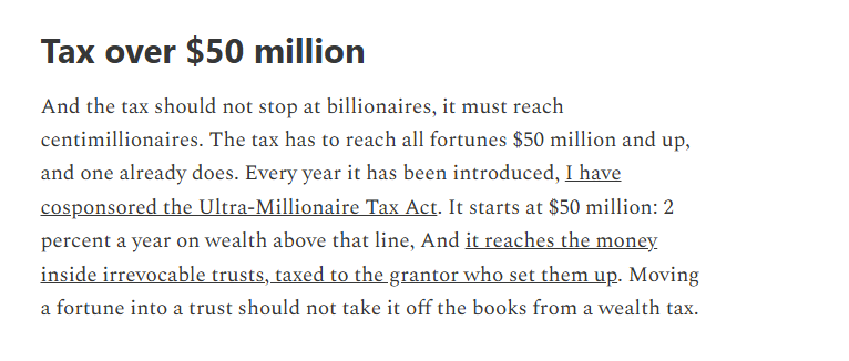 lamps_apple's tweet photo. Holy hell, it’s already went from billionaires tax to $50M tax.. 

Democrats are openly stating their plan to seize wealth from Americans who spent generations building it.

They call it “fairness.” It is confiscation.

They want to raid private wealth to fund open-border chaos, illegal aliens, dependency, bureaucracy, and the continued decay of the country.

Ro Khanna’s own essay starts with billionaires, then quickly expands to fortunes of $50 million and up.

That is how every government seizure begins. First they target the people they taught you to resent. Then they work their way down.

In any sane country, using the power of the state to loot productive citizens and subsidize national destruction would be treated as a betrayal of the nation itself.